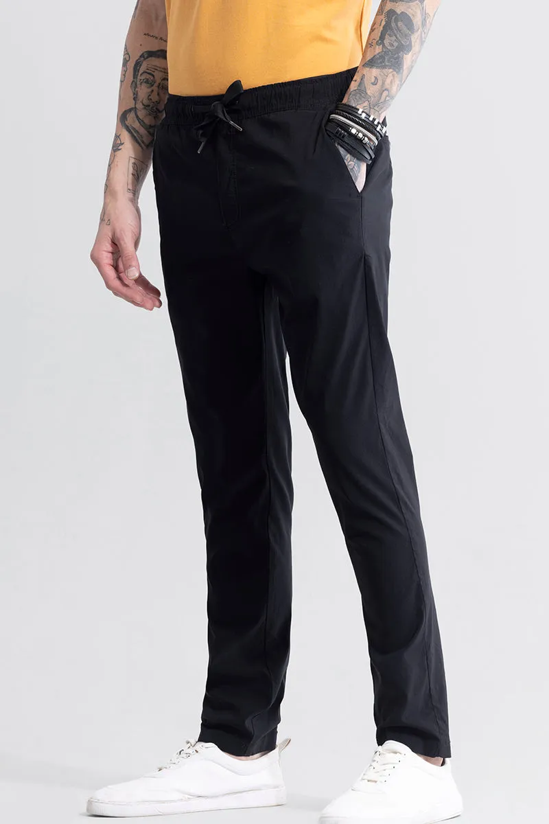 Active Flex Black Chino