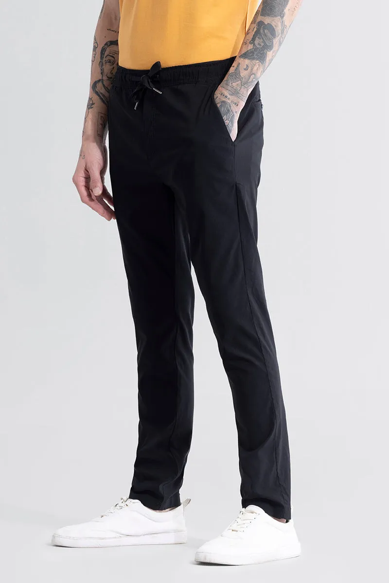 Active Flex Black Chino