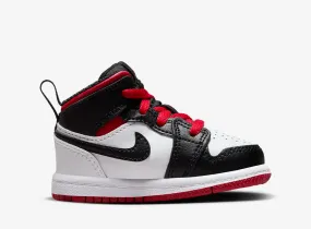 Air Jordan 1 Mid White Gym Red Black (TD)