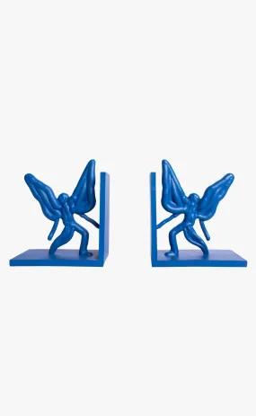 ANGEL SET BLUE BOOKENDS