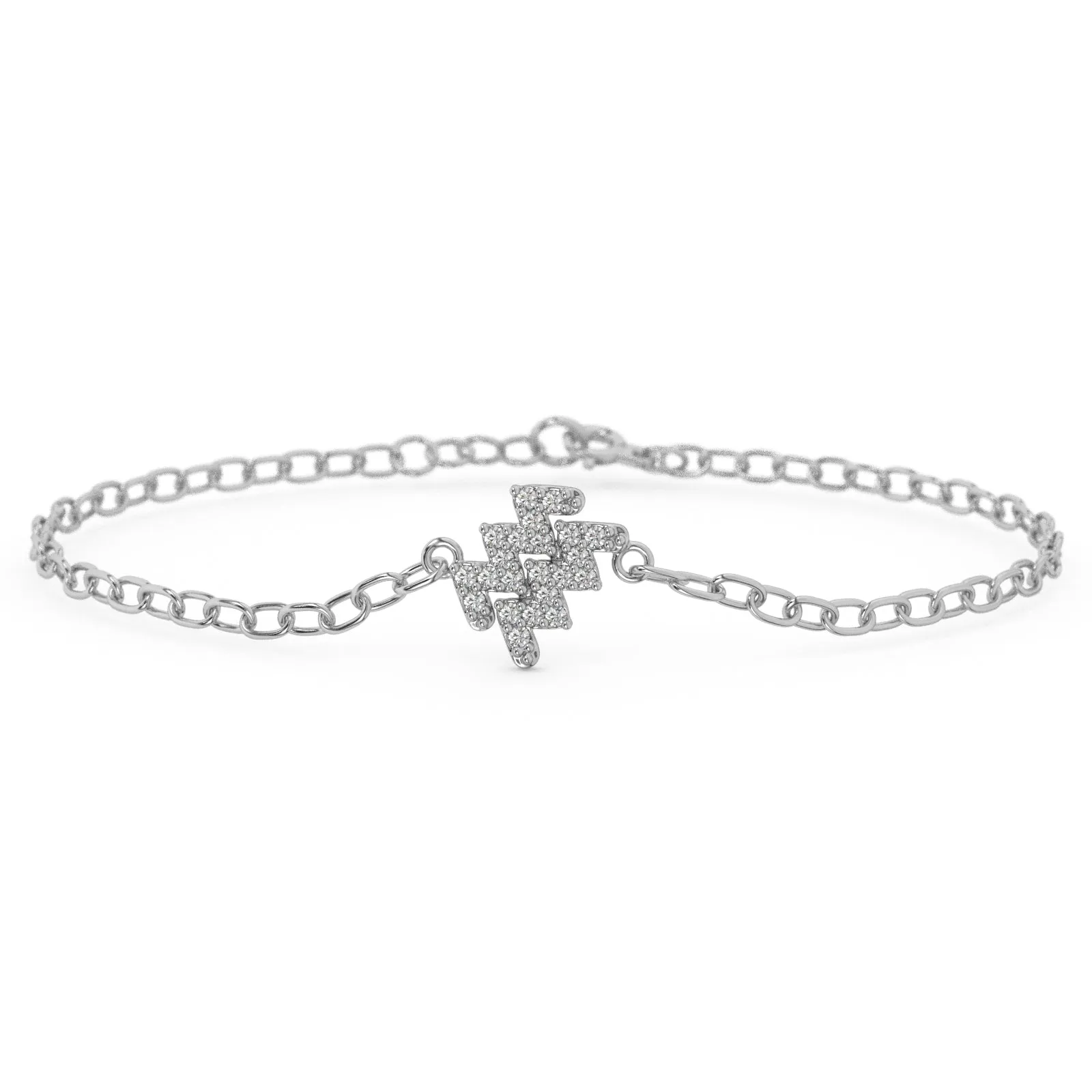 Aquarius Pave Zodiac Bracelet