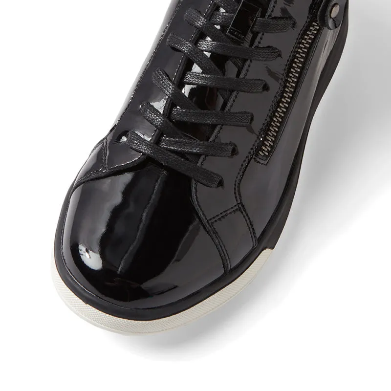 ARMAN XF - BLACK-PEWTER PATENT LEATHER