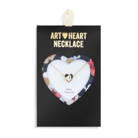 Art Heart Necklace