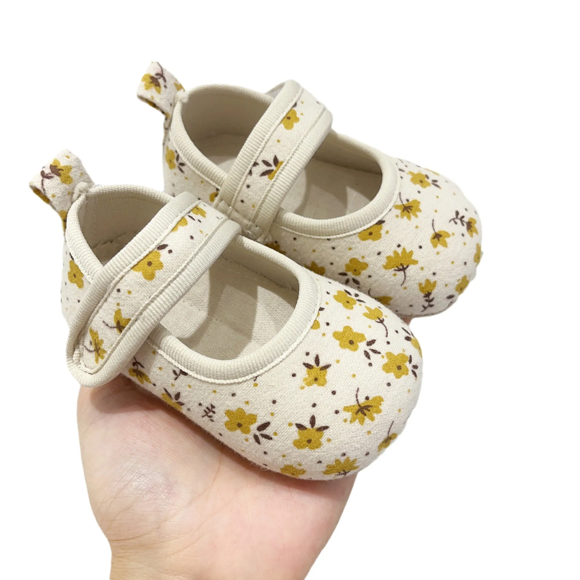 Baby Girls Flower Print Shoes Wholesale 23101955