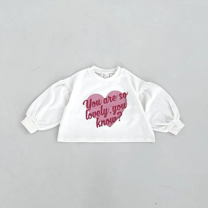 Baby Kid Girls Letters Love heart Tops Wholesale 231130137