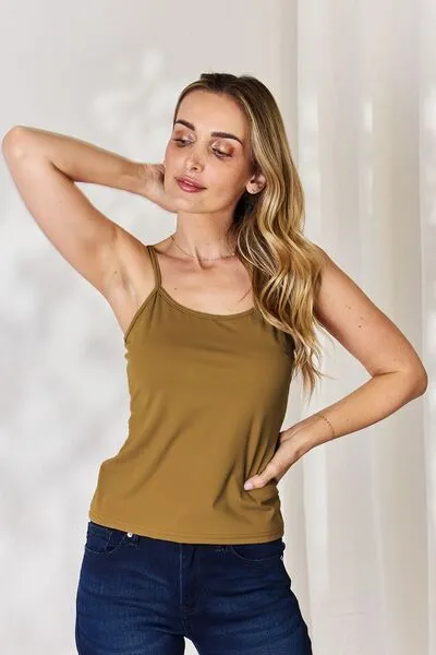 Basic Bae Round Neck Slim Cami