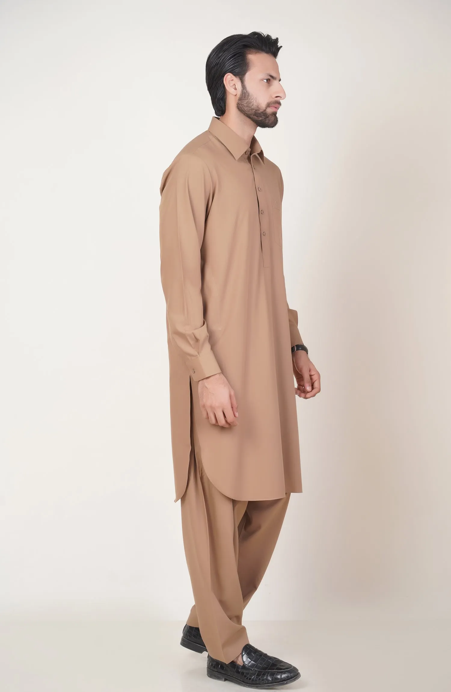 Basic Shirt Collar Shalwar Suit