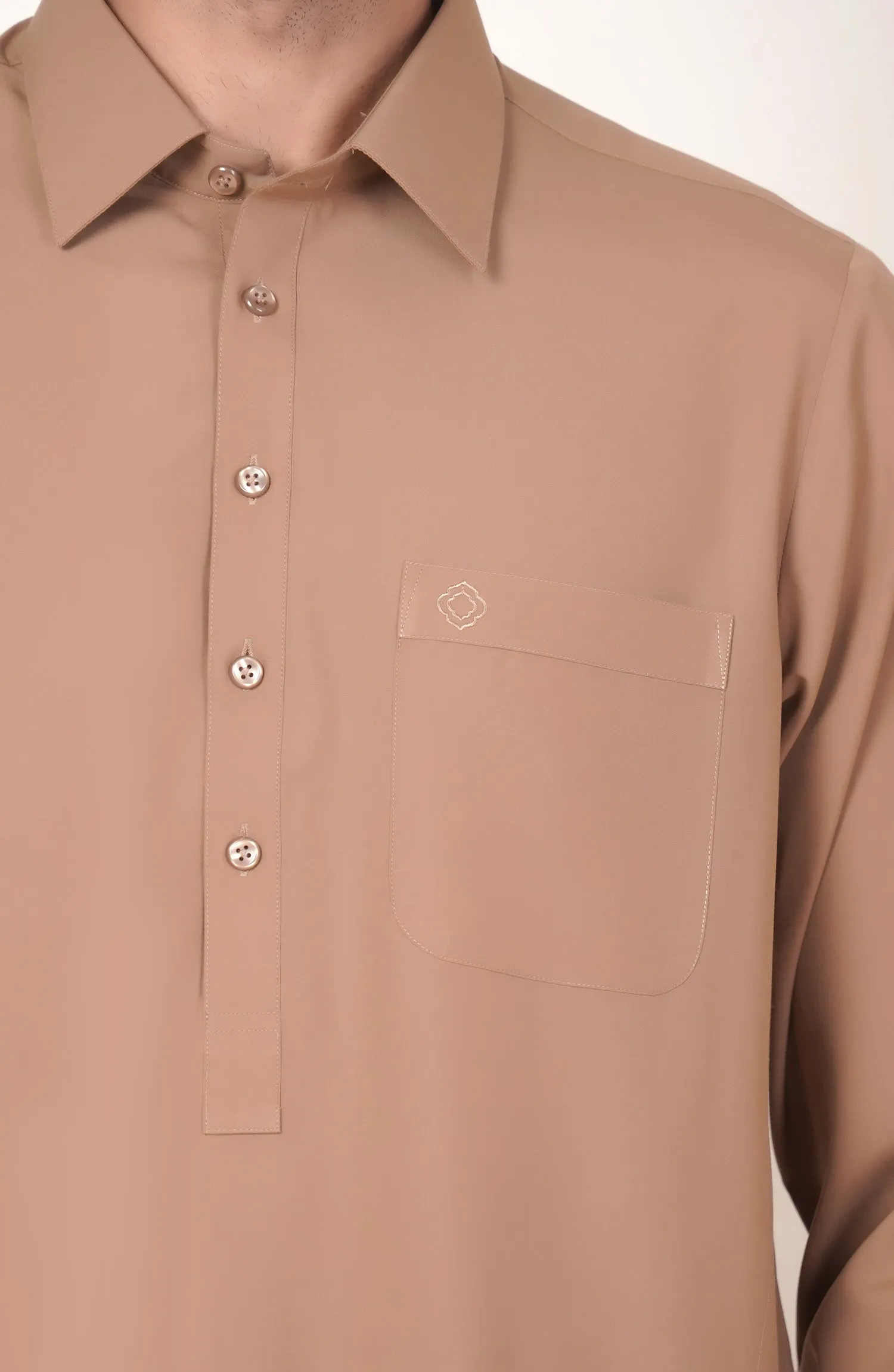 Basic Shirt Collar Shalwar Suit