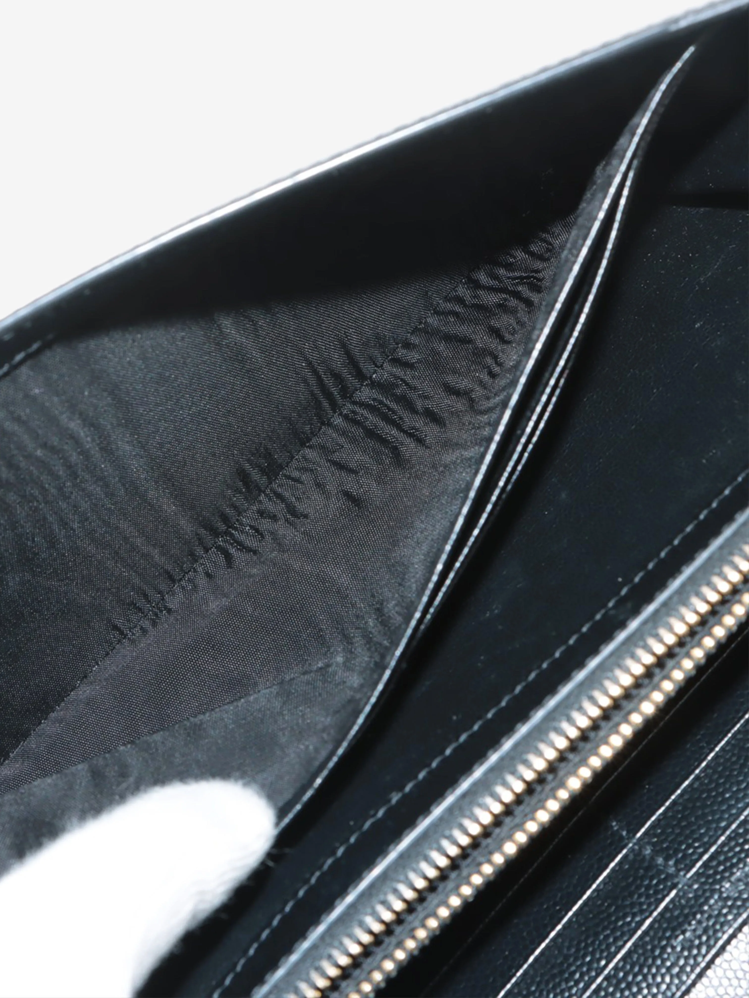 Black Cassandre wallet on chain bag