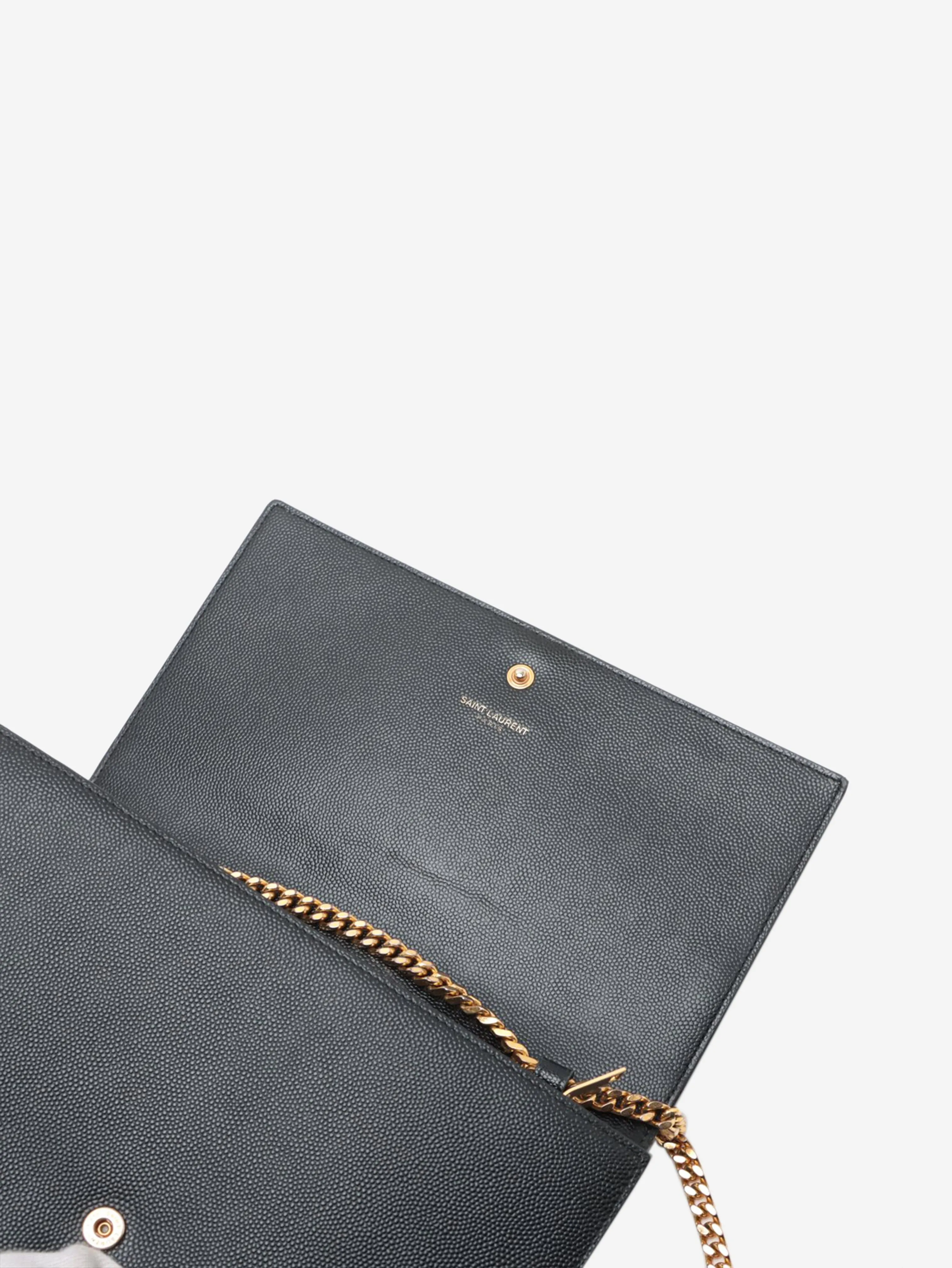 Black Cassandre wallet on chain bag