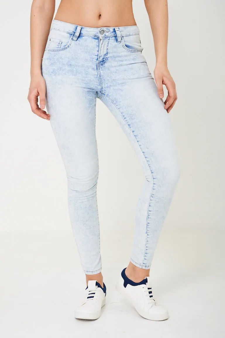 Blue Wash Skinny Jeans Ex Brand