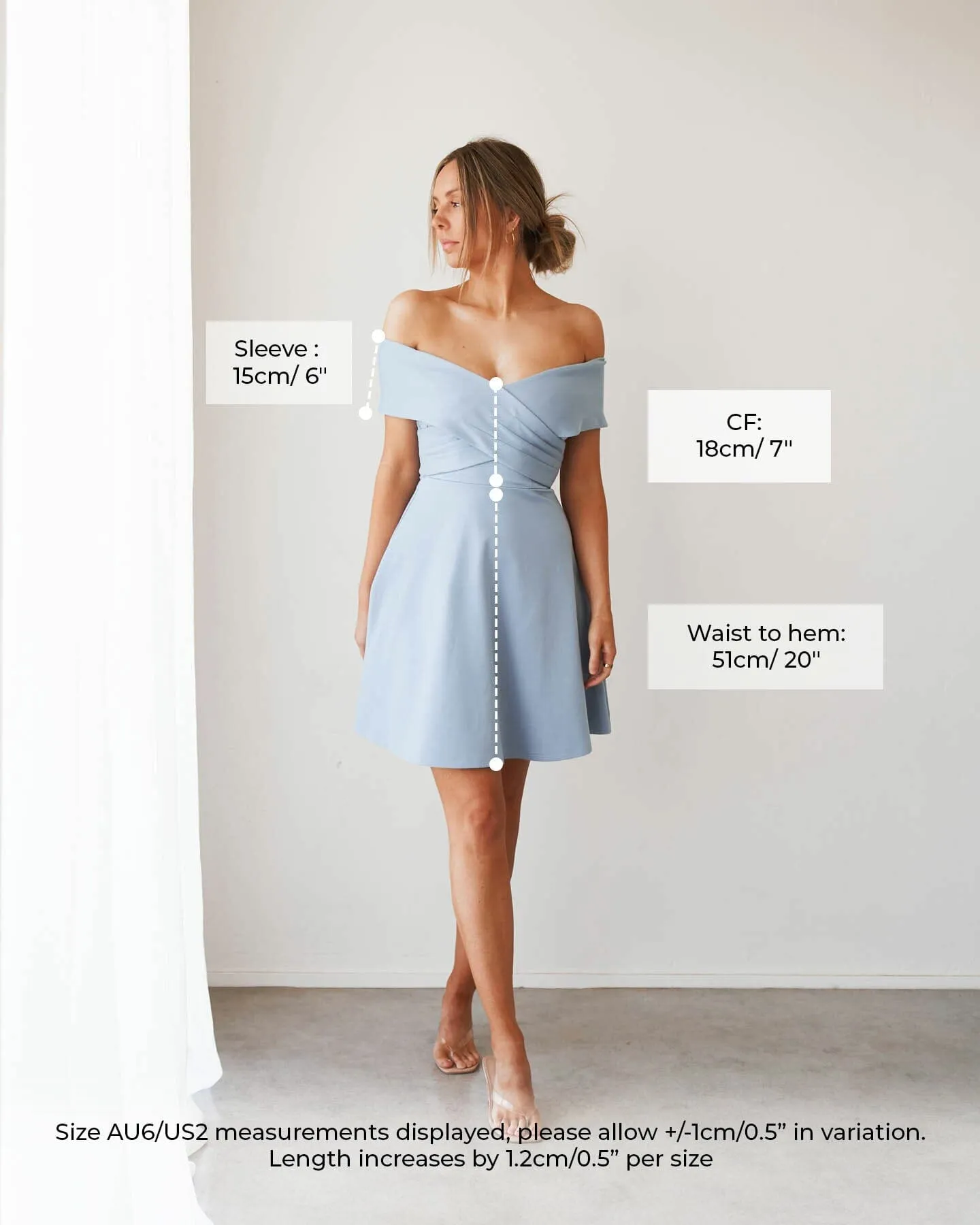 Britt Dress-Baby Blue