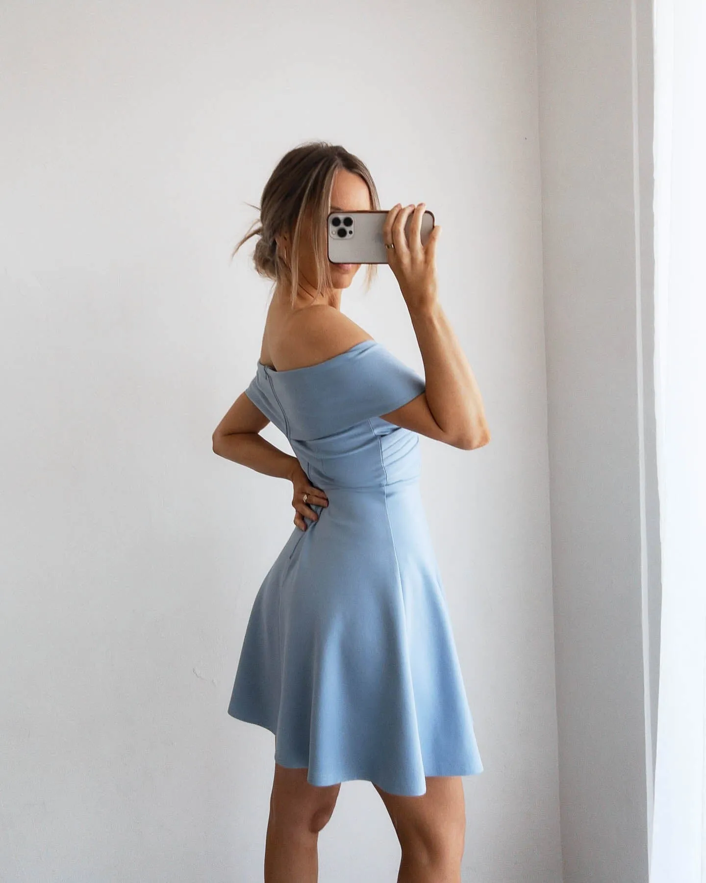 Britt Dress-Baby Blue