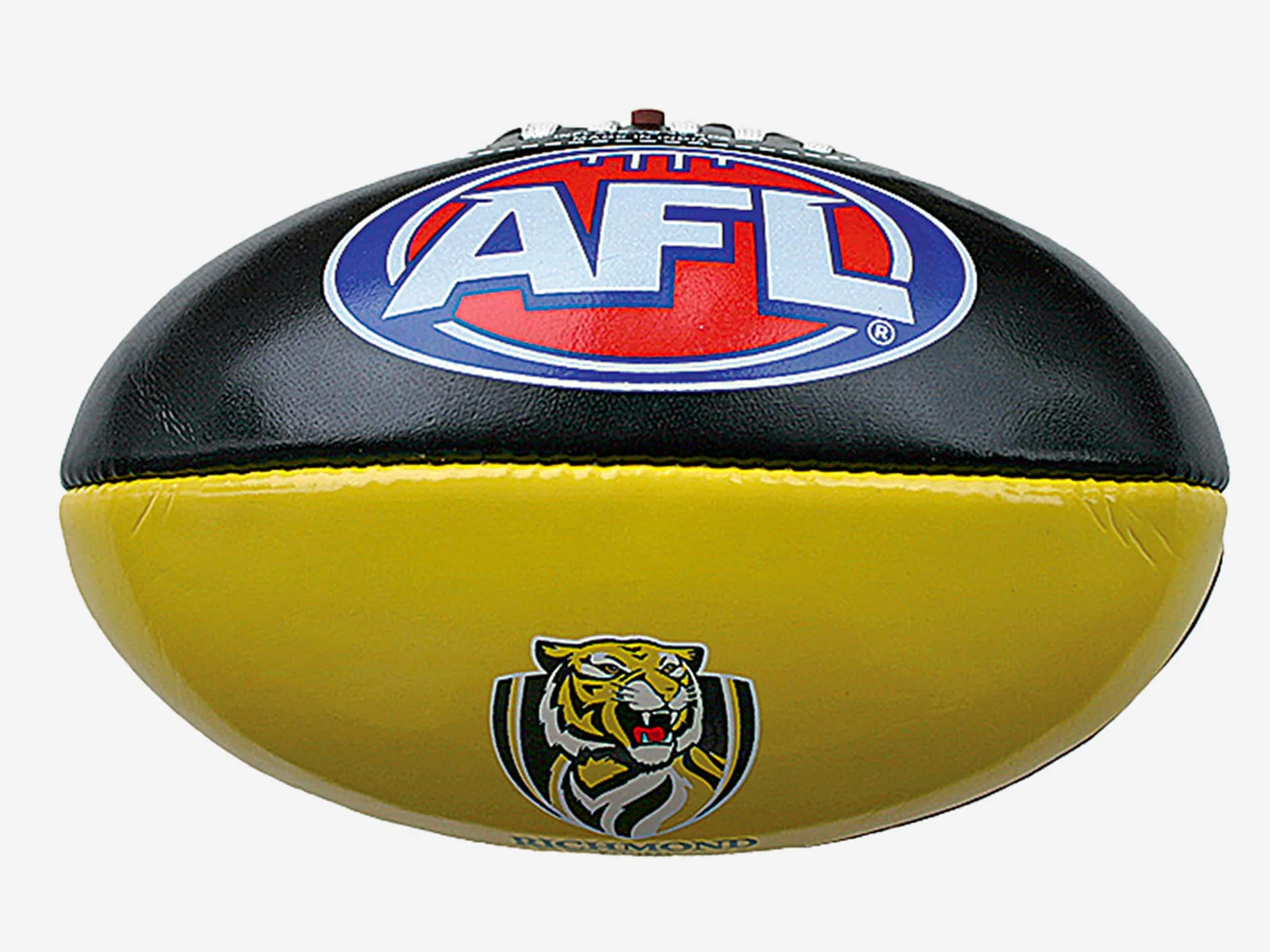 Burley PVC AFL Richmond Tigers Footy Ball 20cm <br> 9BA102G014