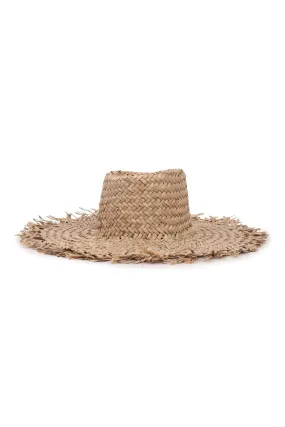 Burma Fray Edge Dark Tan Hat