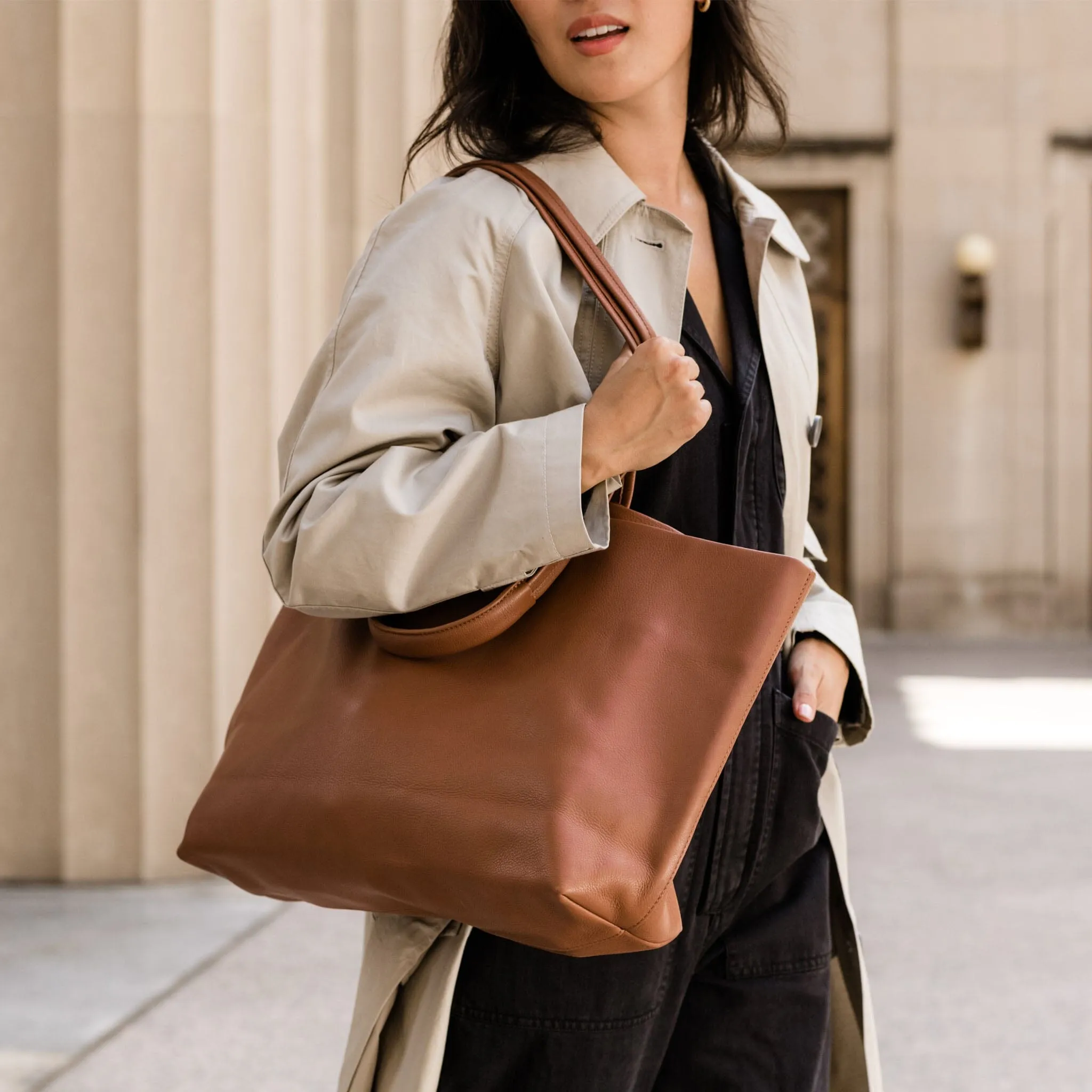 Camila Everyday Tote Caramel