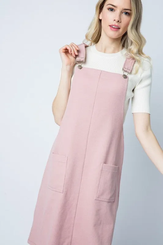 Carlynn Overall Dress in Sweet Pea