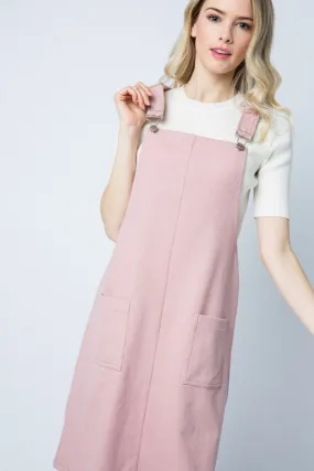 Carlynn Overall Dress in Sweet Pea