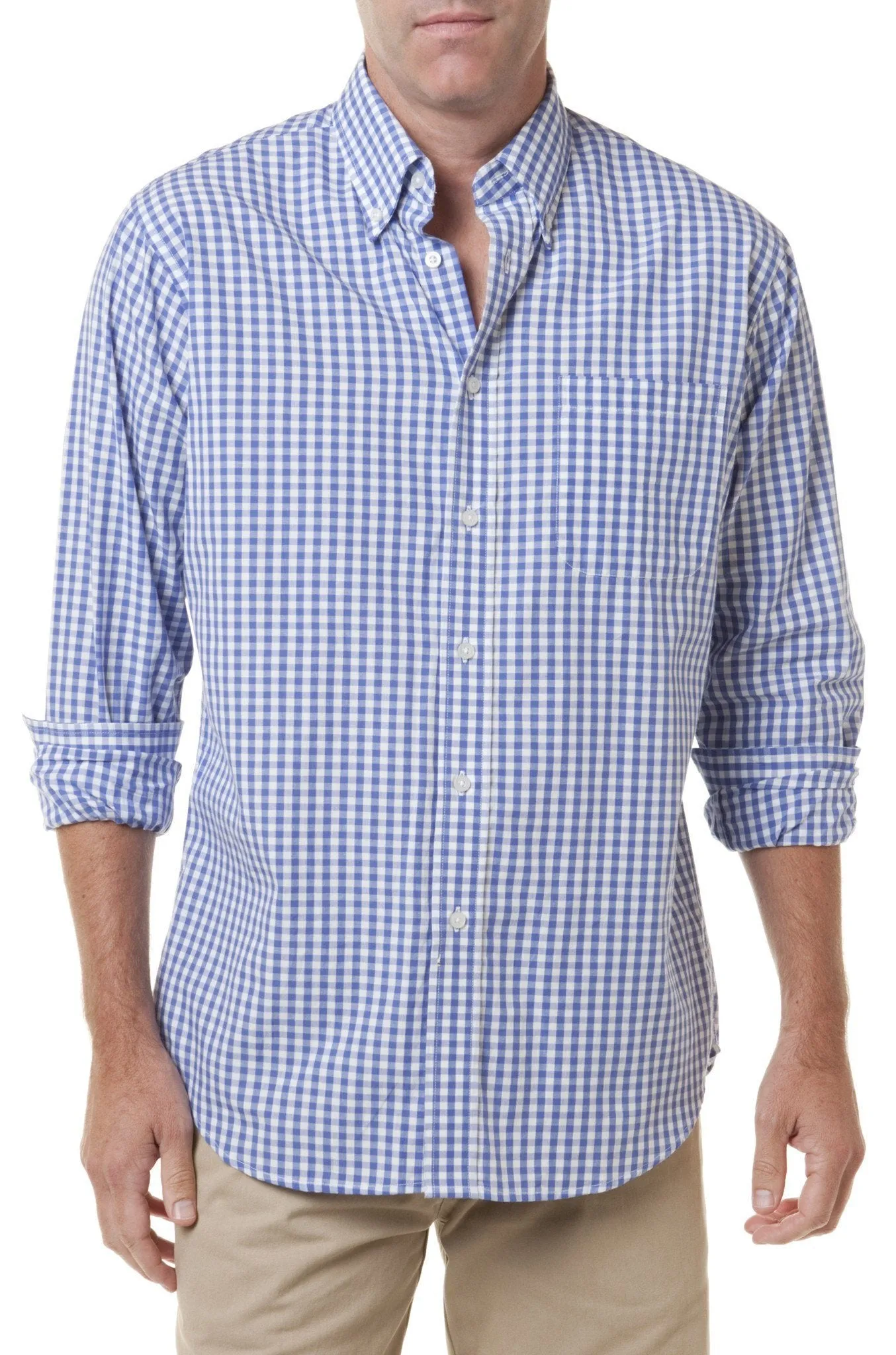 Chase Shirt Wide Gingham Royal