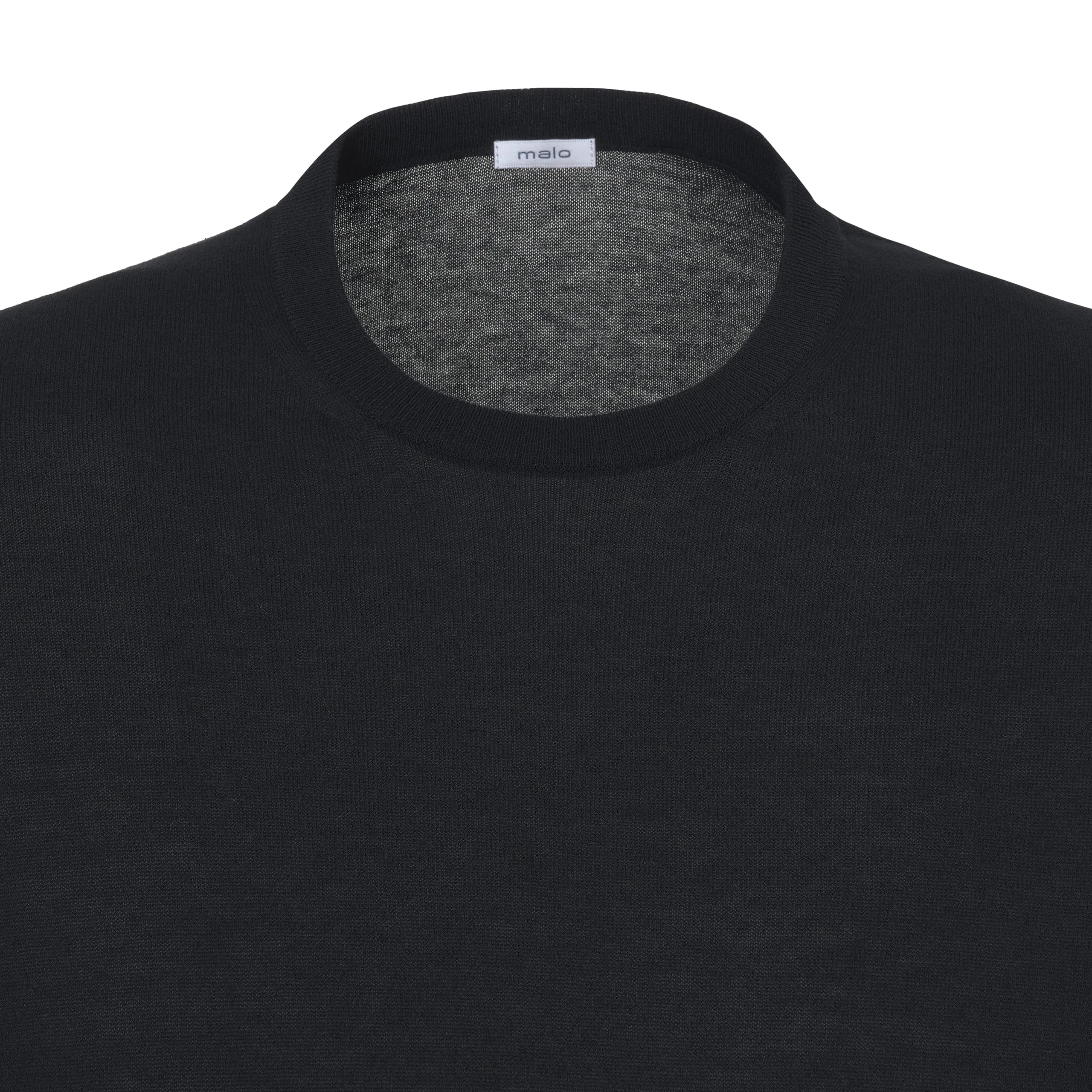 Cotton T-Shirt Sweater in Dark Blue