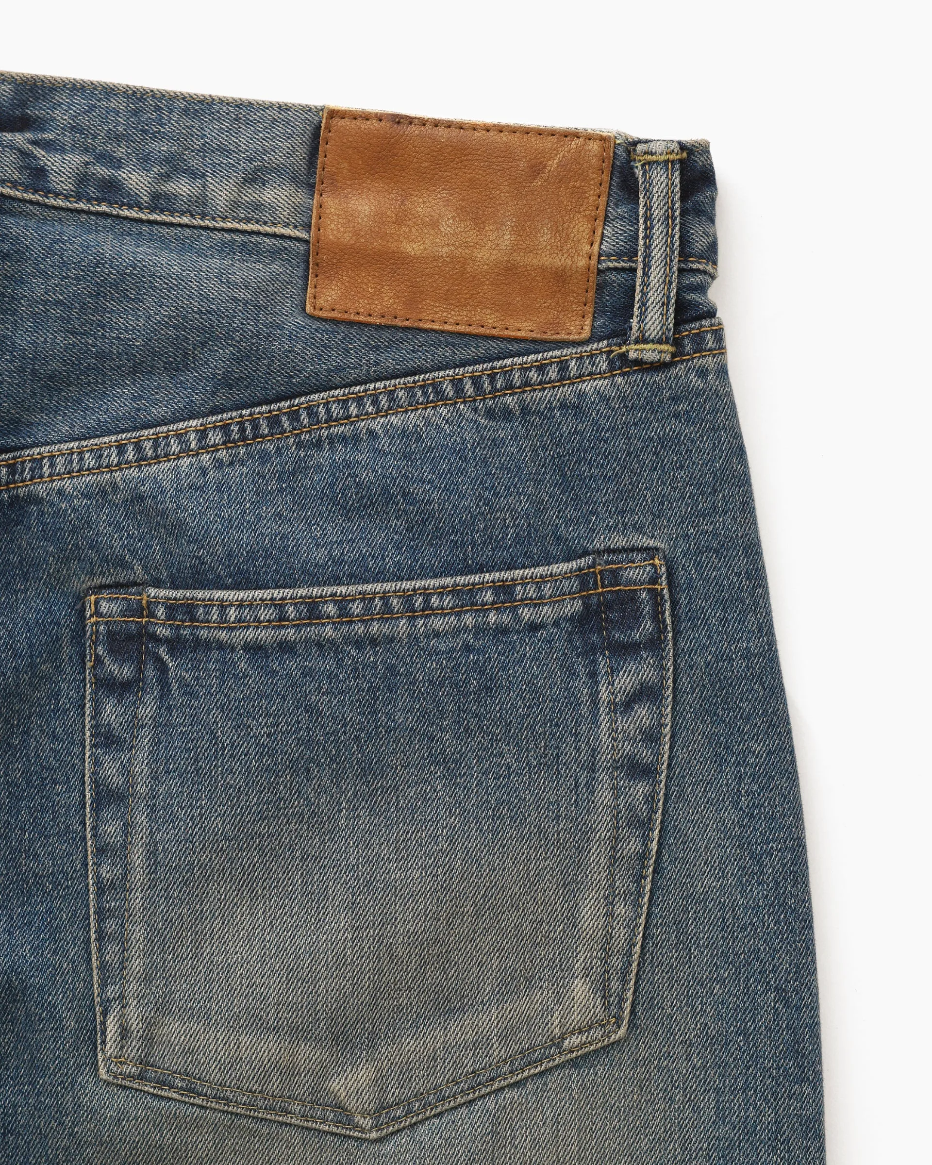 Croft Relaxed Jean Mid Blue