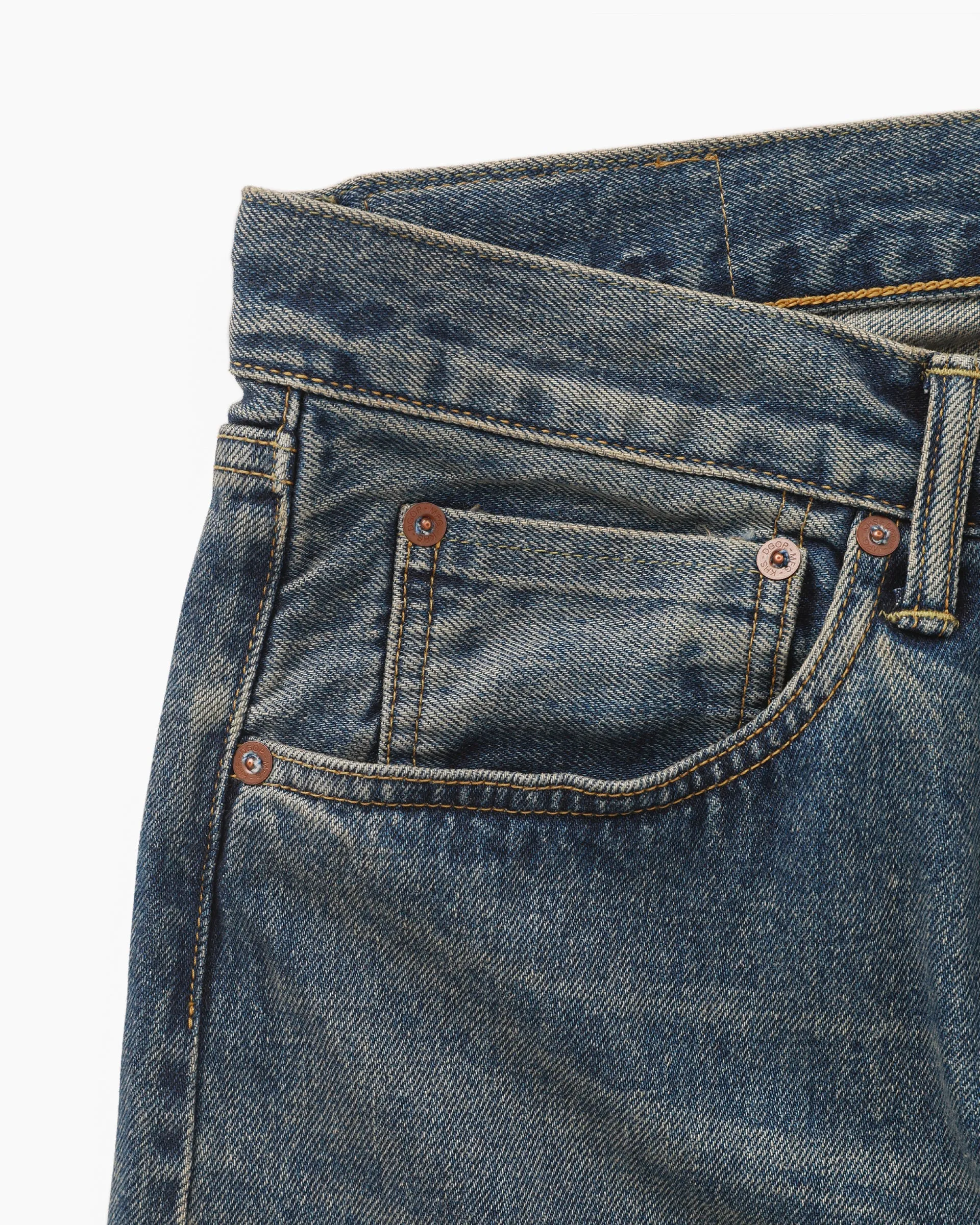 Croft Relaxed Jean Mid Blue