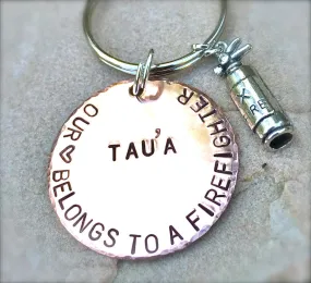 Custom Firefighter Keychain