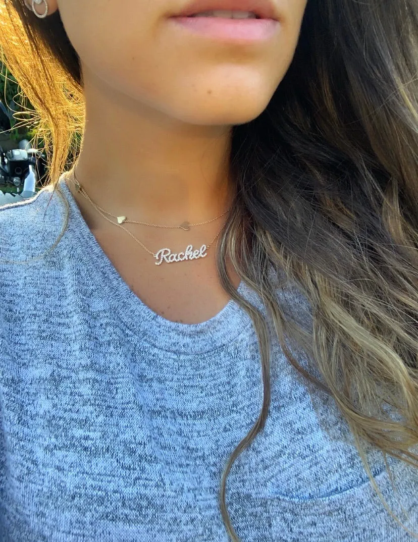 Custom Pavé Name Necklace