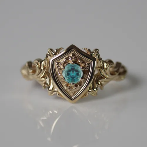 Custom Shield Ring  2060.00