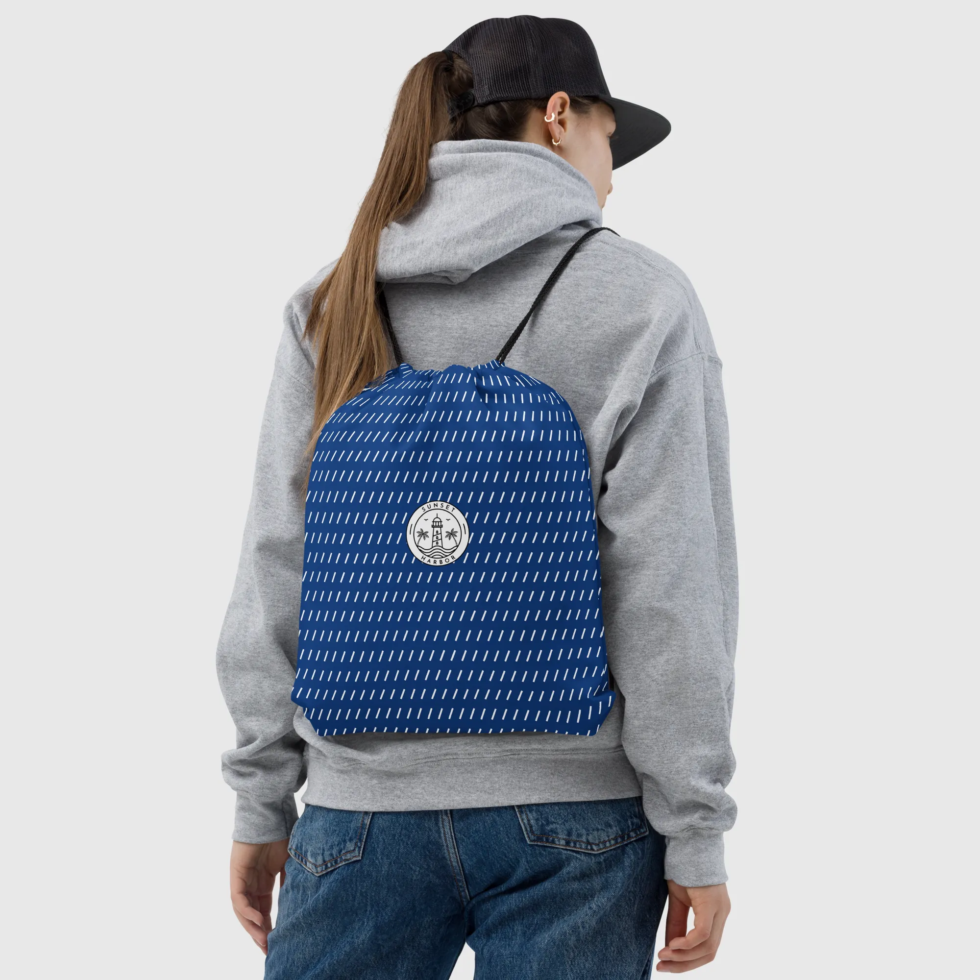 Drawstring bag - Blue