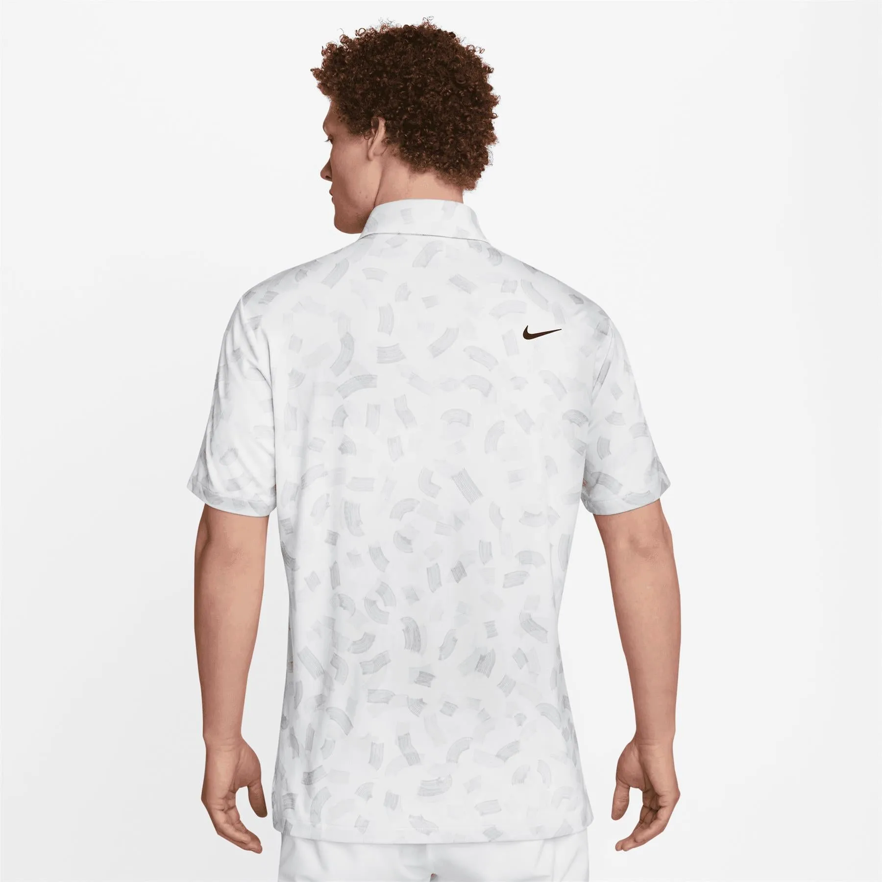 Dri-FIT Tour Micro Print Polo White - SU24