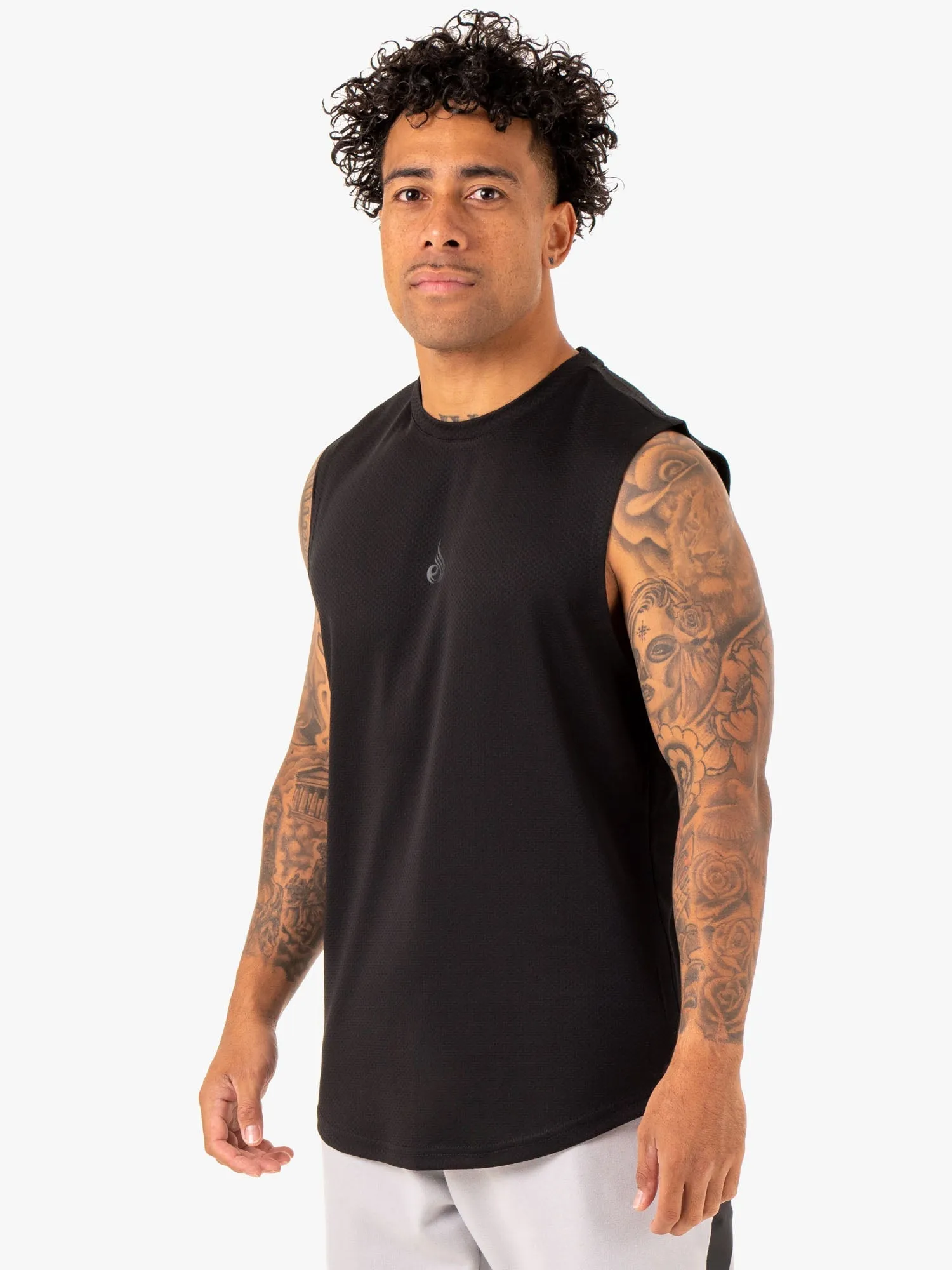 Enhance Muscle Tank - Black