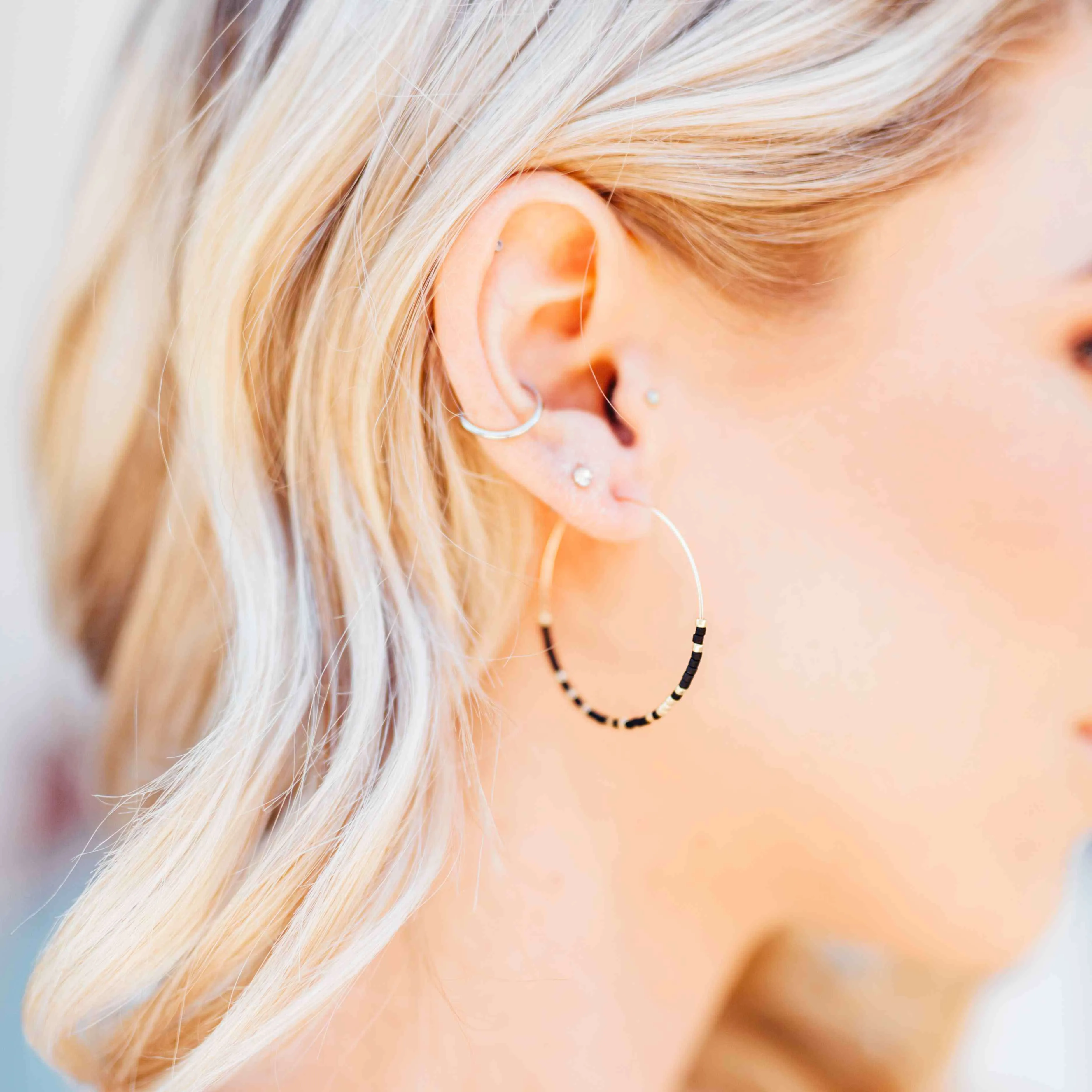 ESME - MORSE CODE EARRINGS