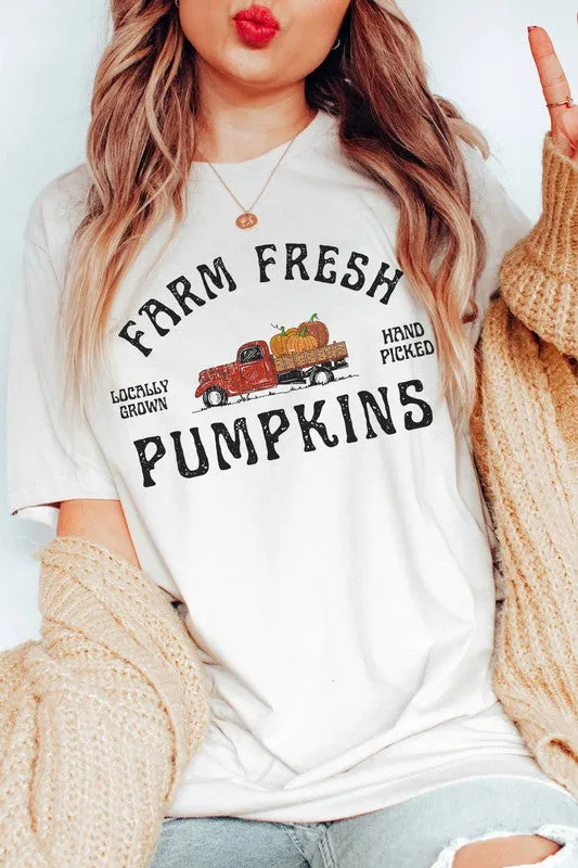 FARM FRESH PUMPKINS GRAPHIC TEE