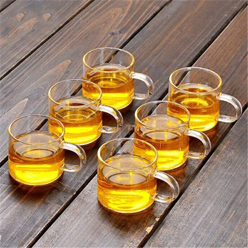 Fashionable Temperament Semi-automatic Glass Tea Set