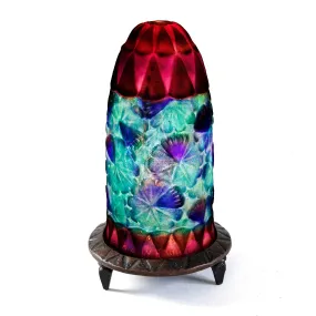 Gabriel Argy-Rousseau Pate de Verre "Corollas" Night Light