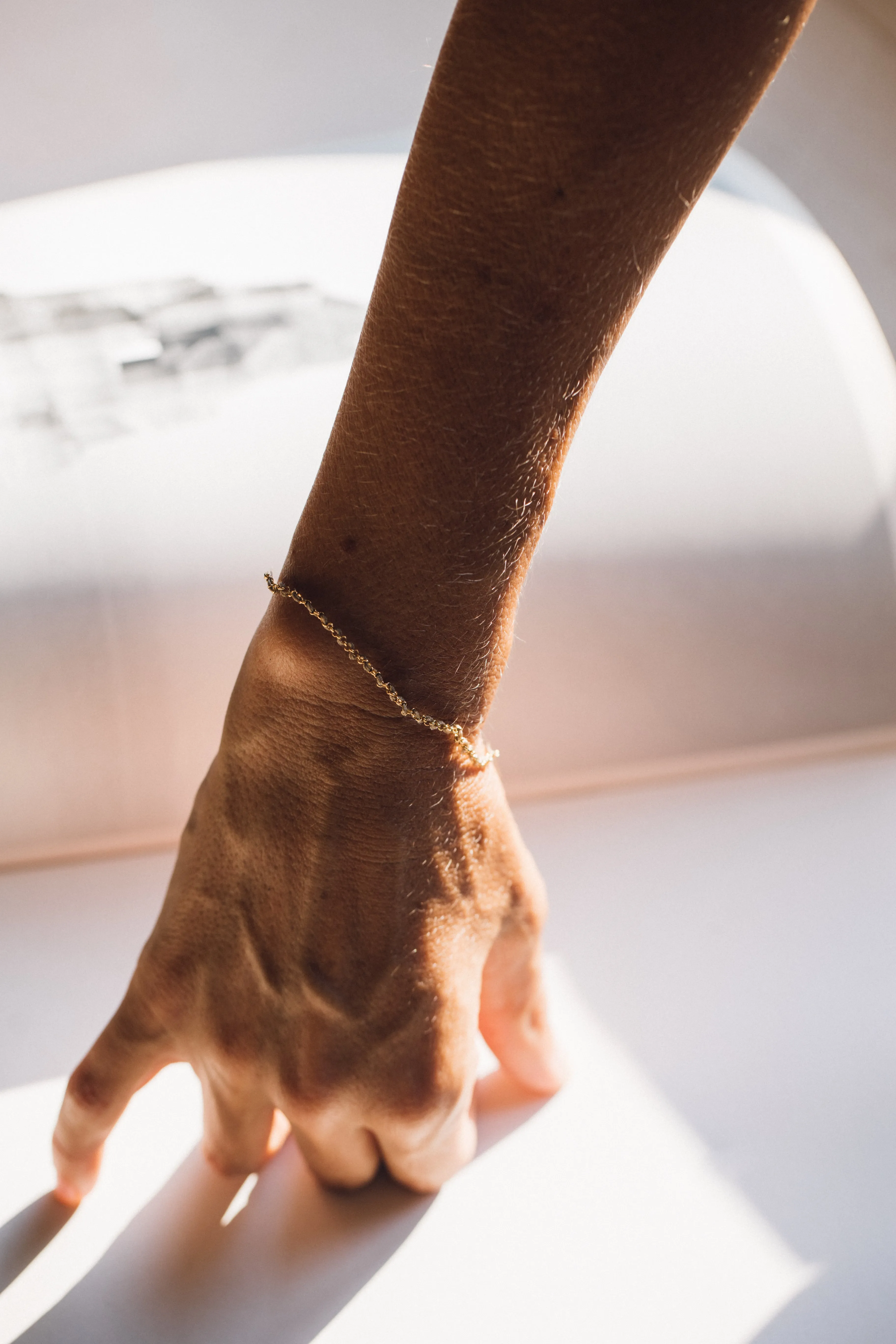 Gold-Vermeil chain bracelet / ROLLO