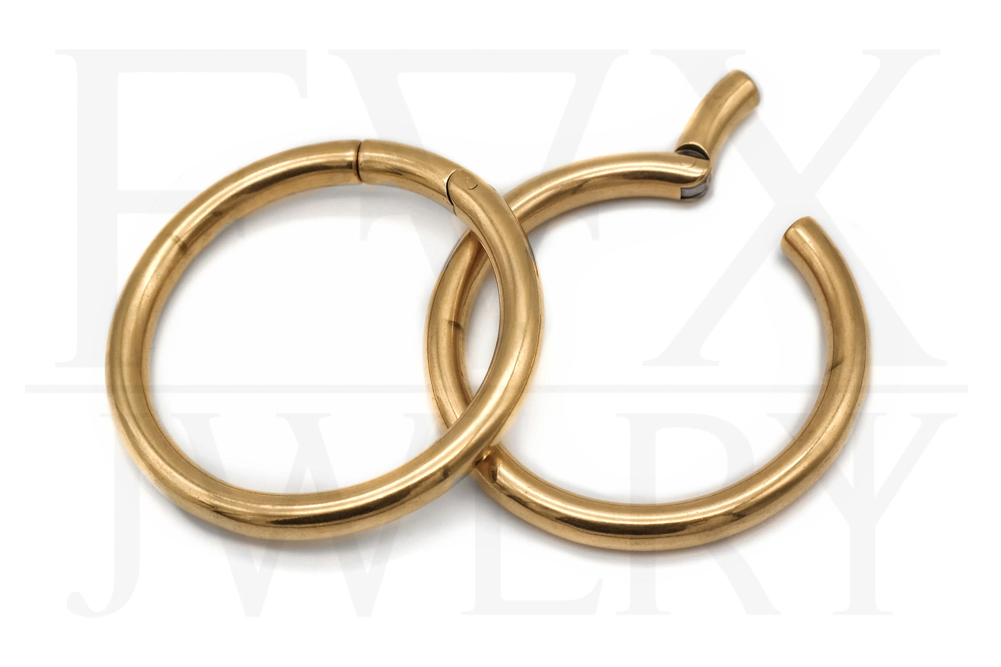 Golden Basic Clicker Hoops