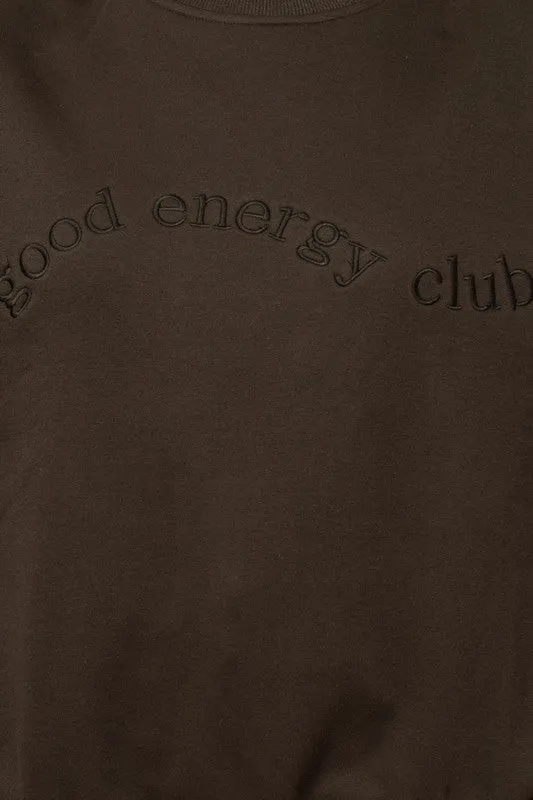 Good Energy Sweatshirt - Charcoal