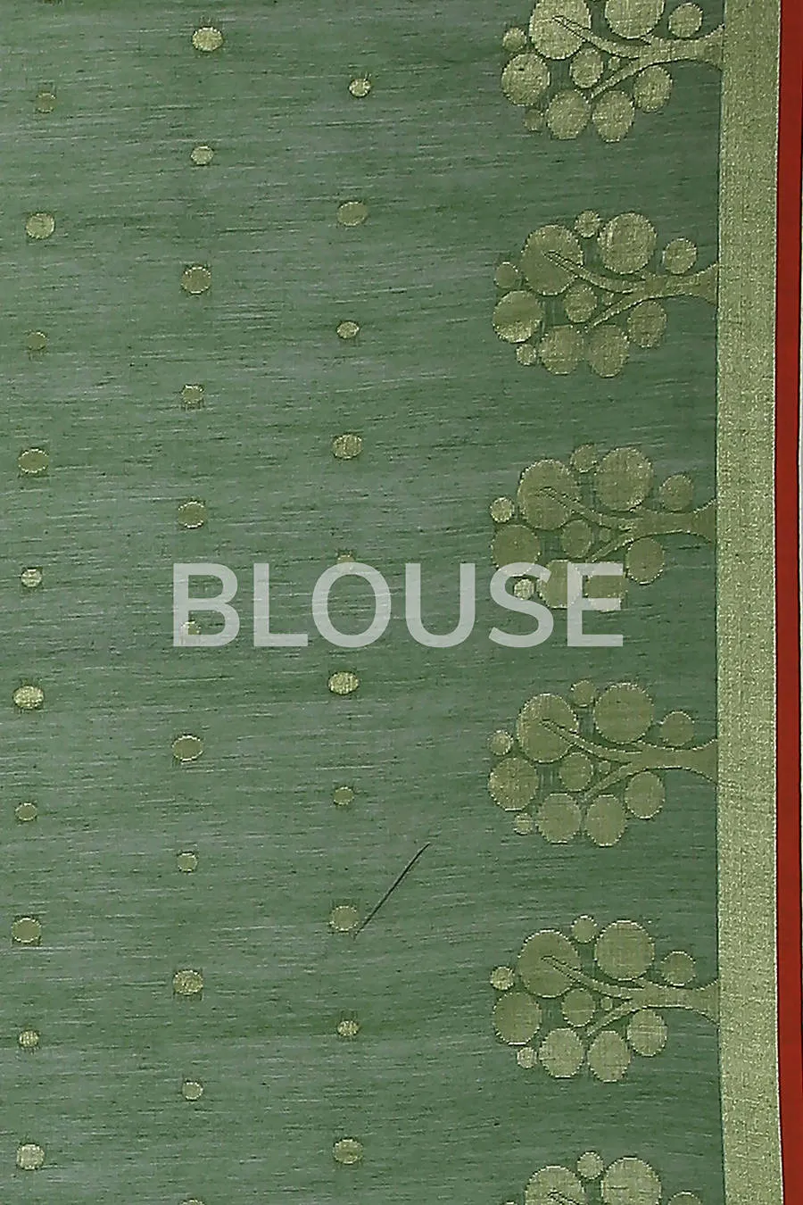 Green bengal handloom extrawefts work saree