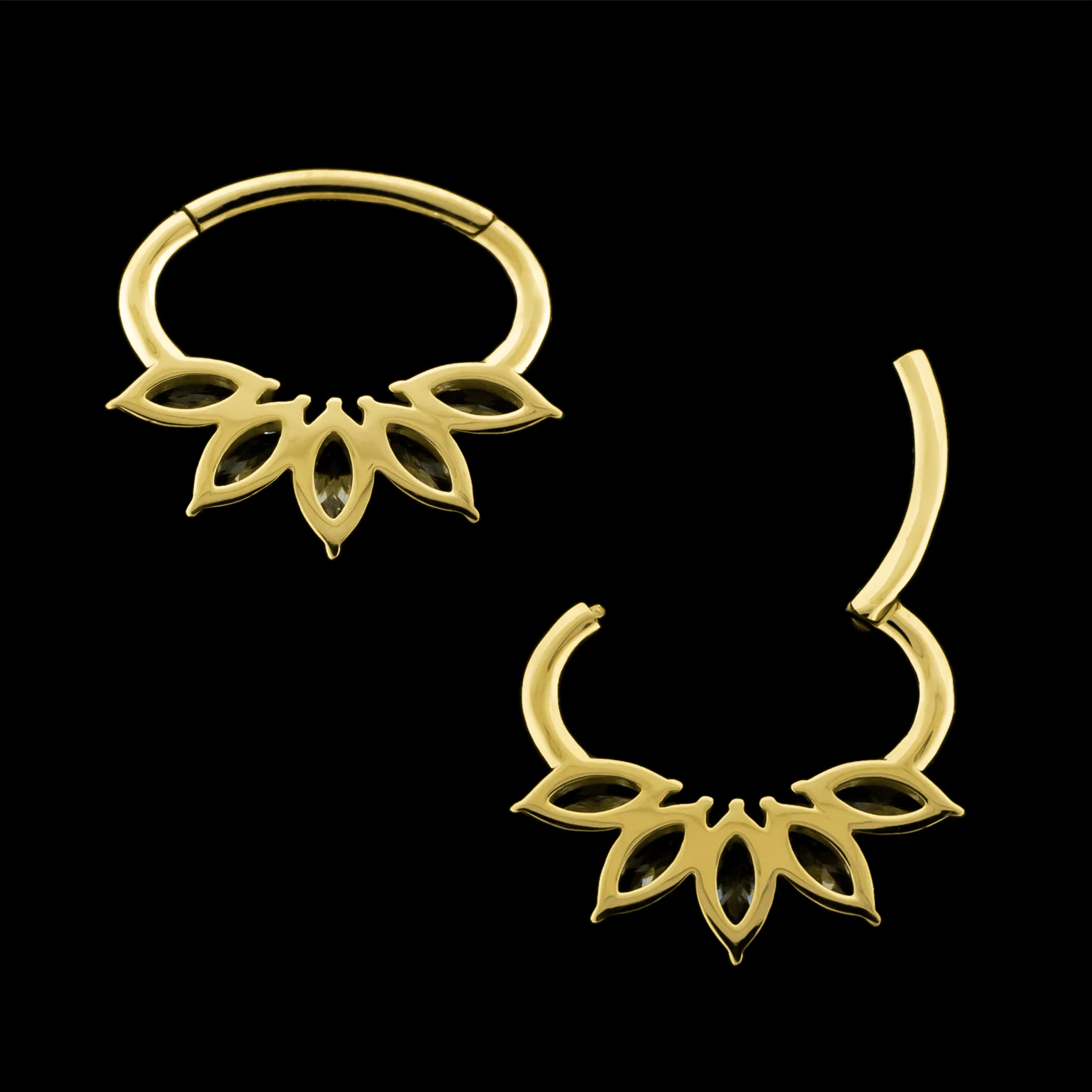 Hana- Hinged Ring