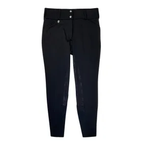 Horze Grand Prix 'Thermo Softshell' Breeches in Black - Women's 34