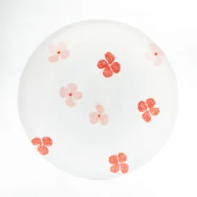 Japanese Ceramic Lightweight Scattered Flower Plate