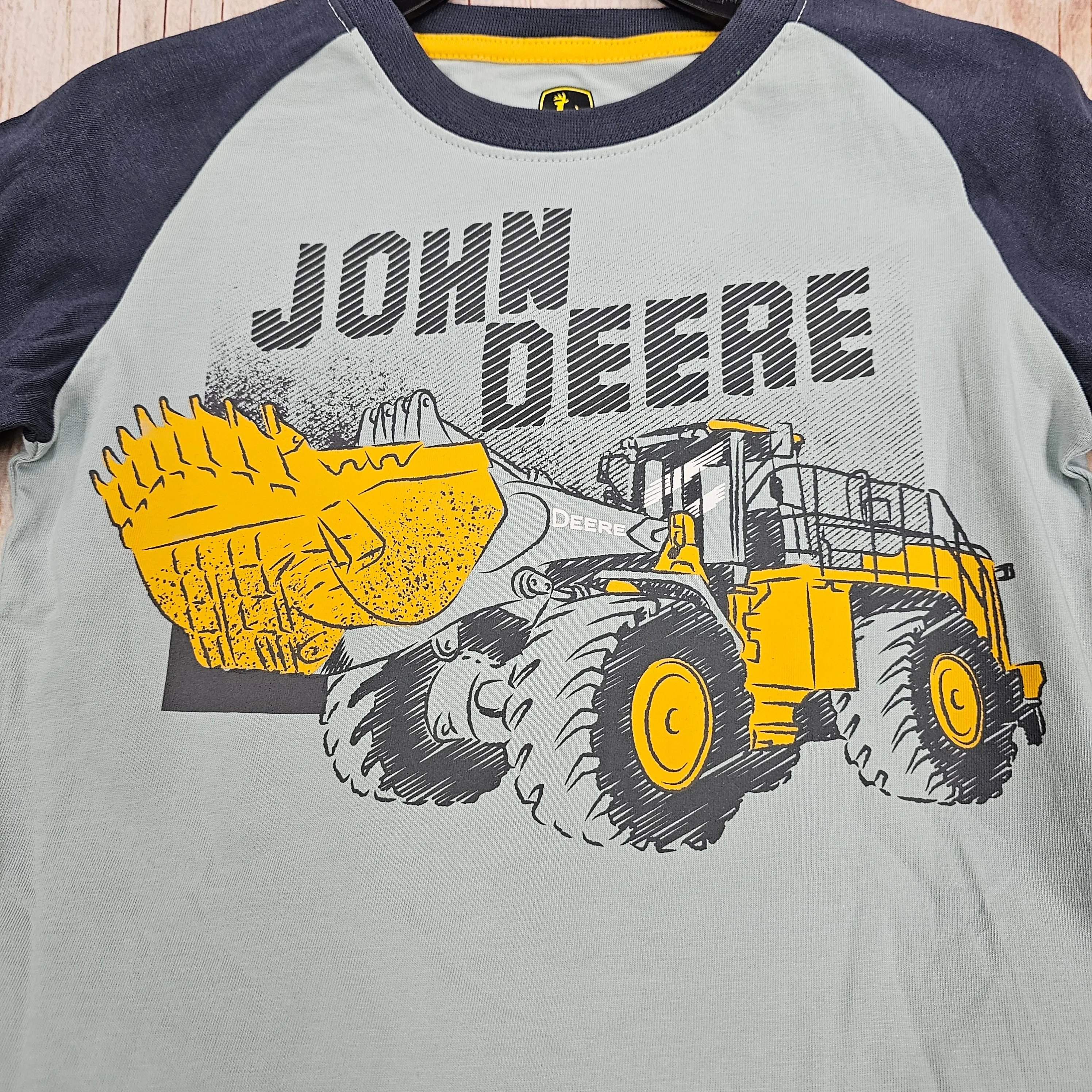 JOHN DEERE CONSTRUCTION L/S SHIRT WATER/OMBRE BLUE J4T566BC