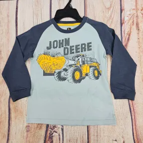 JOHN DEERE CONSTRUCTION L/S SHIRT WATER/OMBRE BLUE J4T566BC