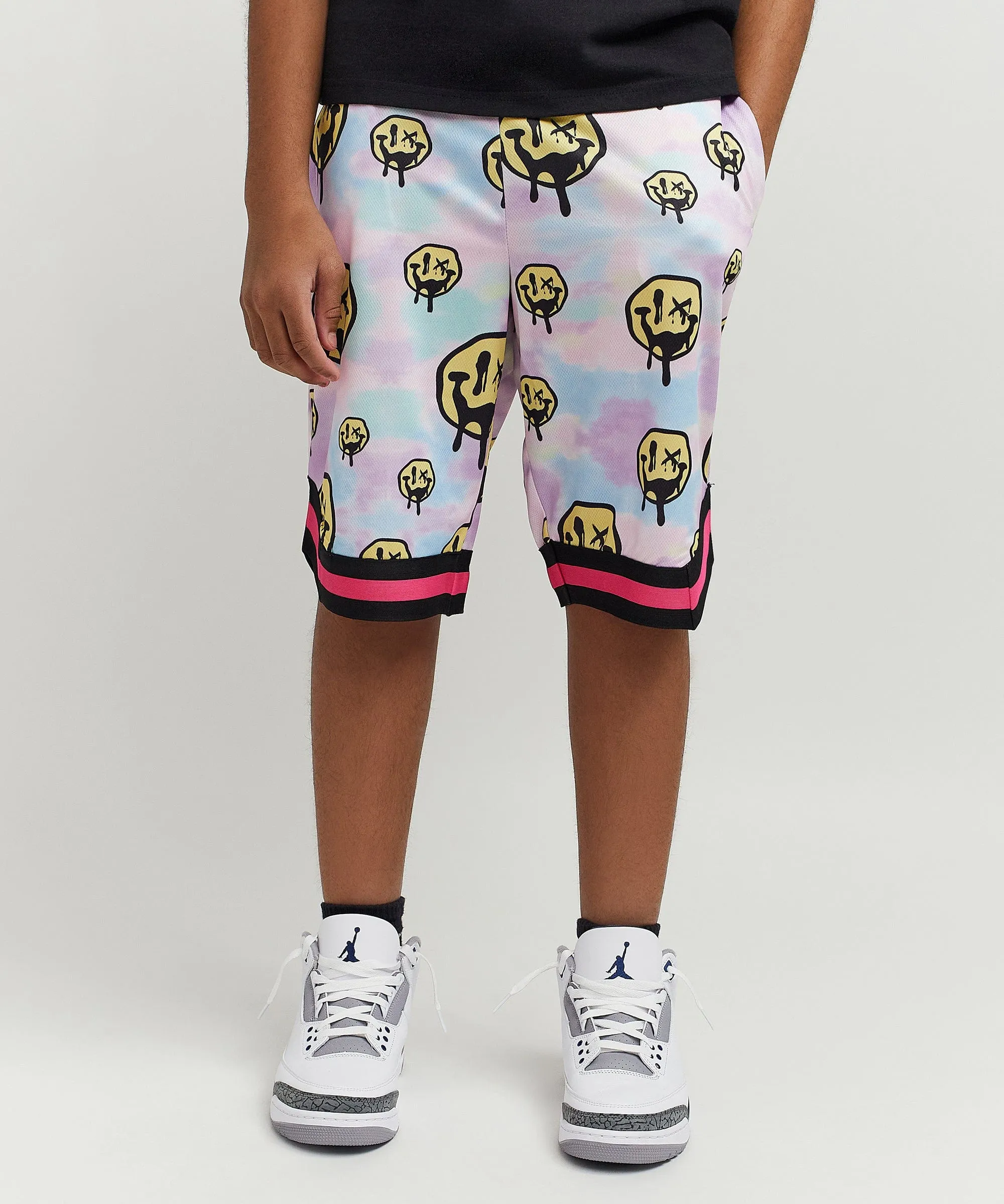 Kids Trippy Mesh Shorts