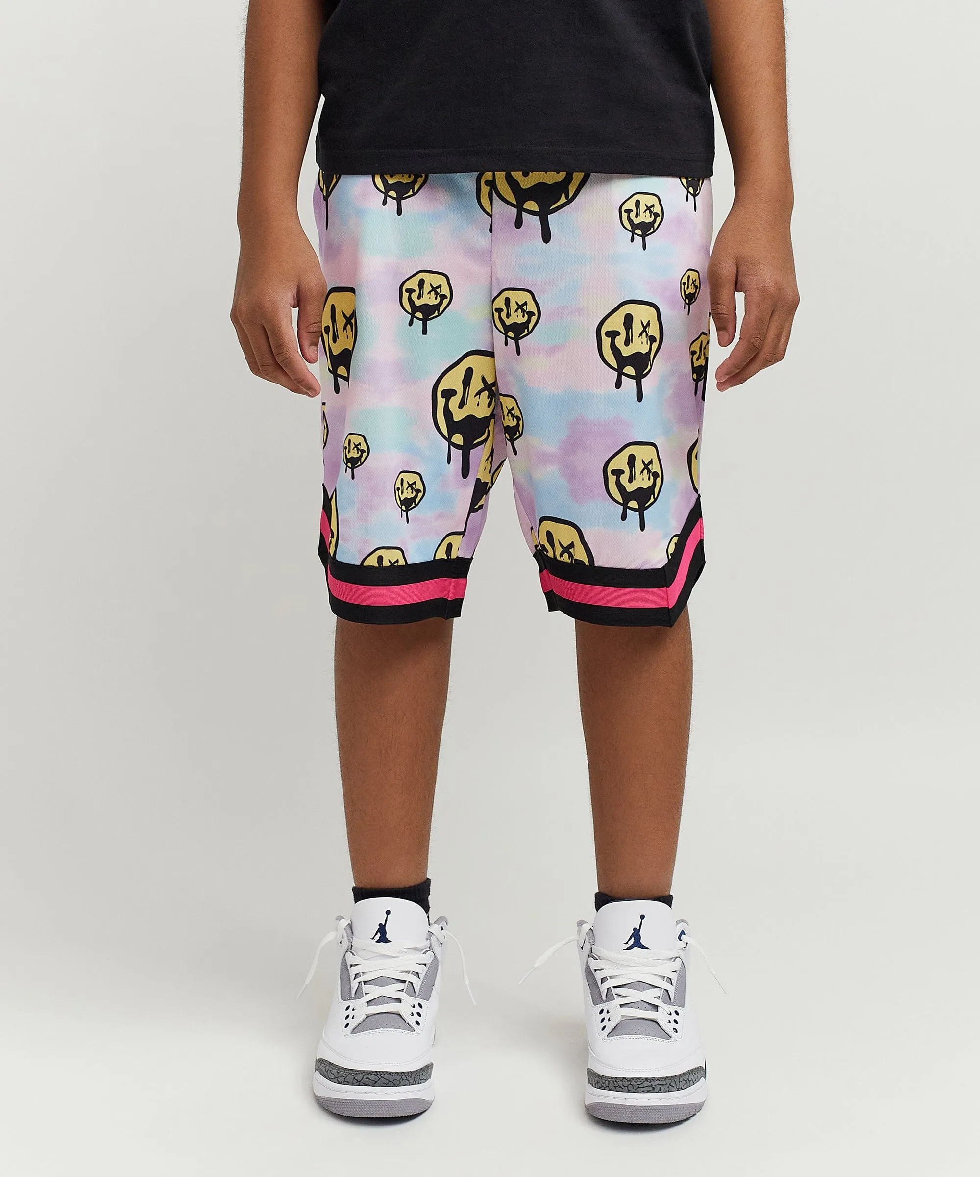 Kids Trippy Mesh Shorts