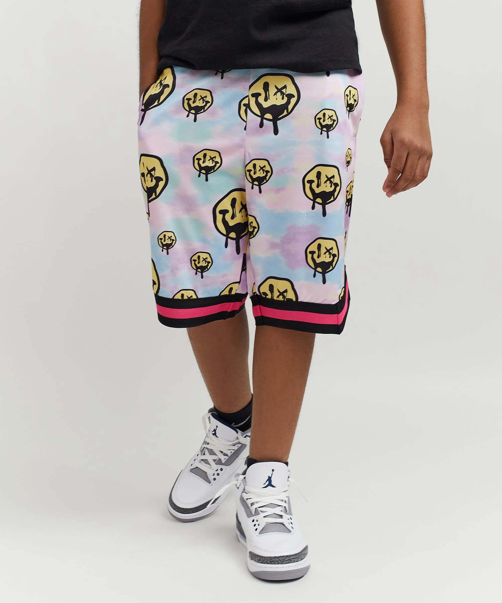 Kids Trippy Mesh Shorts