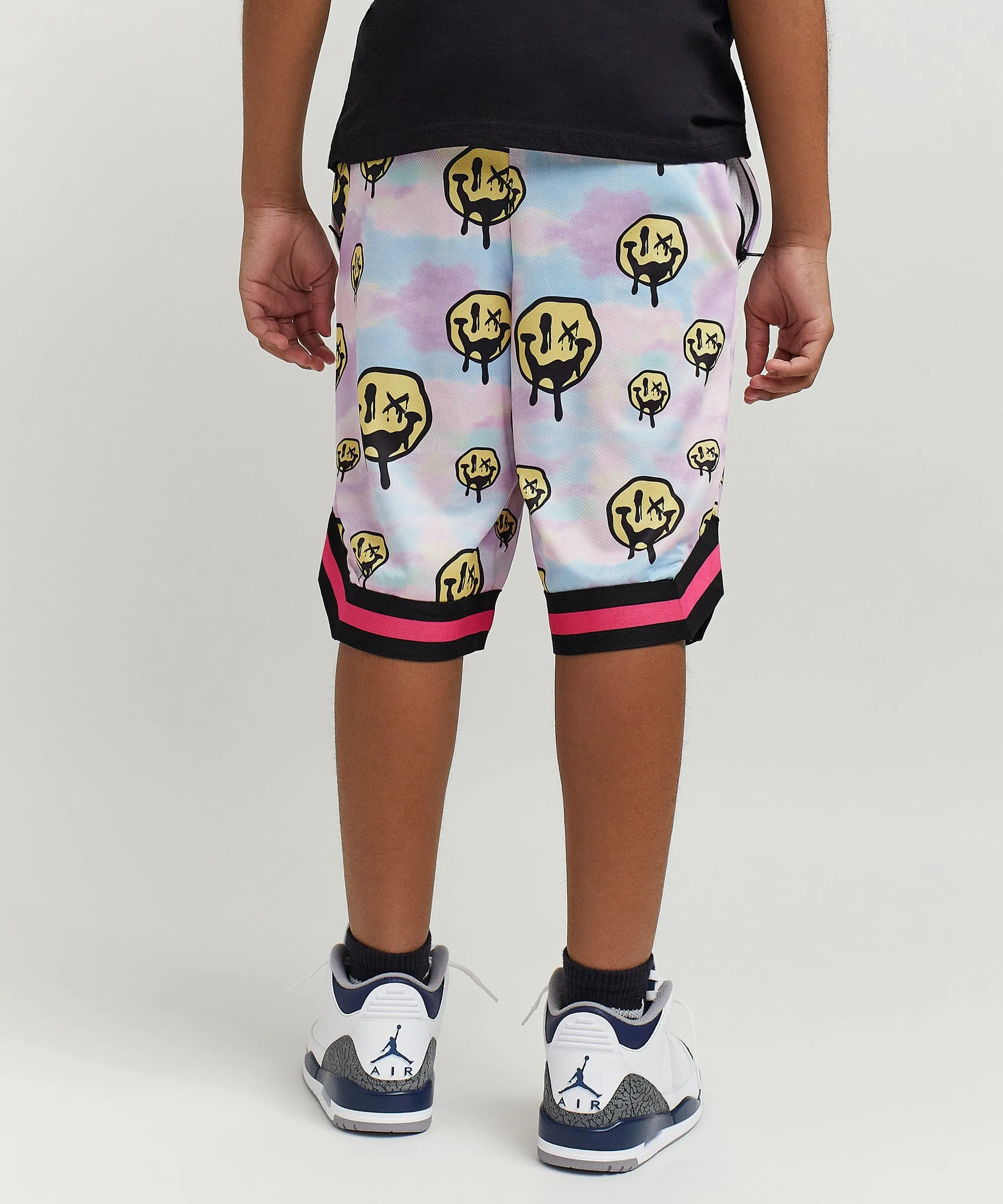 Kids Trippy Mesh Shorts