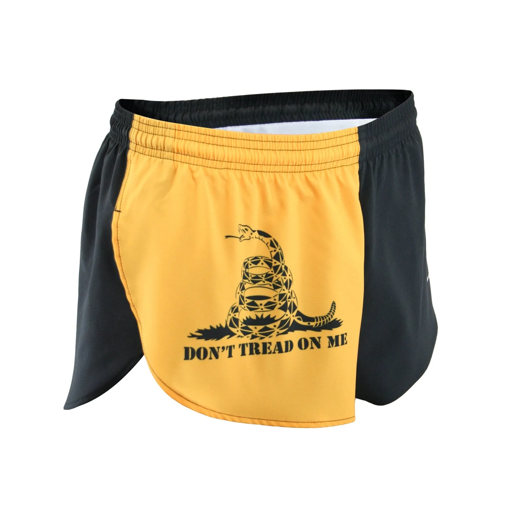 Men's 1" Elite Split Shorts- Don't Tread on Me